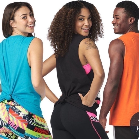 ZUMBA tank top “Less Talk More Dance” 100% Cotton XL/Xxl - Picture 3 of 5